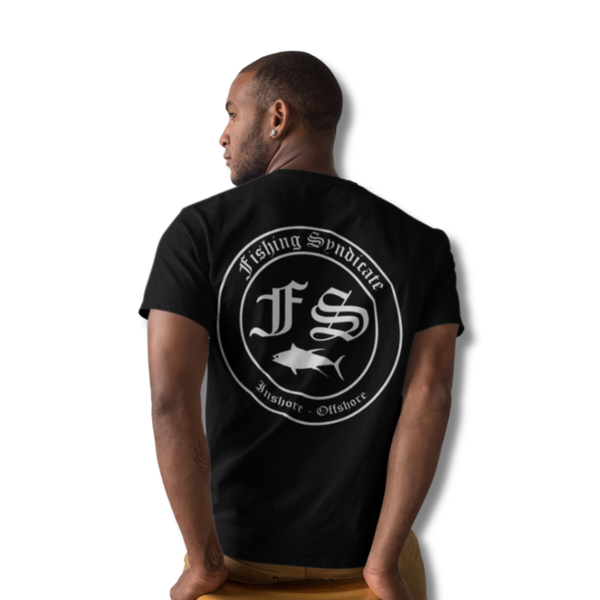 Men's Black T-Shirt – OG Logo – Fishing Syndicate